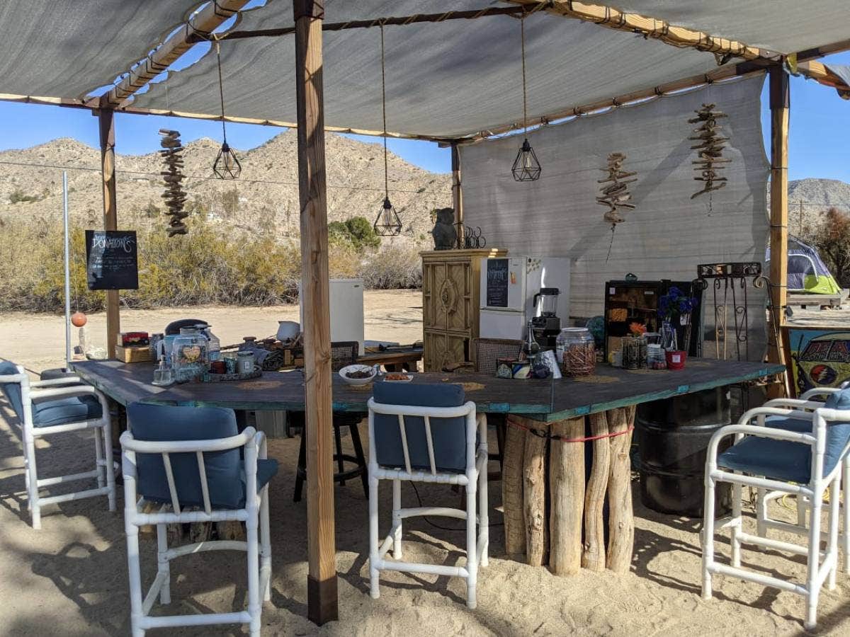 Camper-submitted photo at Desert Rose Collective RV Parking near Pioneertown, CA