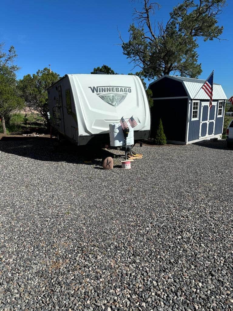 Caylee H.'s photo of rv camping at Come Back Ranch Animal Sanctuary RV Parking near Springerville, AZ