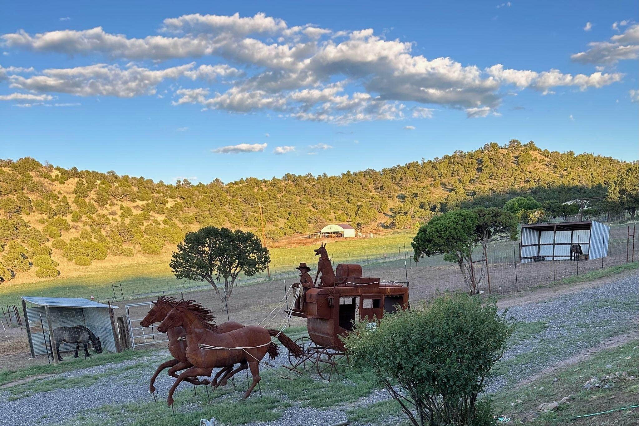 Camper submitted image from Come Back Ranch Animal Sanctuary RV Parking - 1