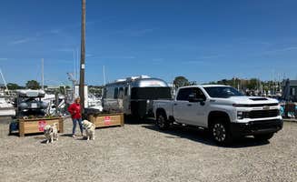 Frank I.'s photo of camping with pets at Crocker's Boatyard near Mystic, CT