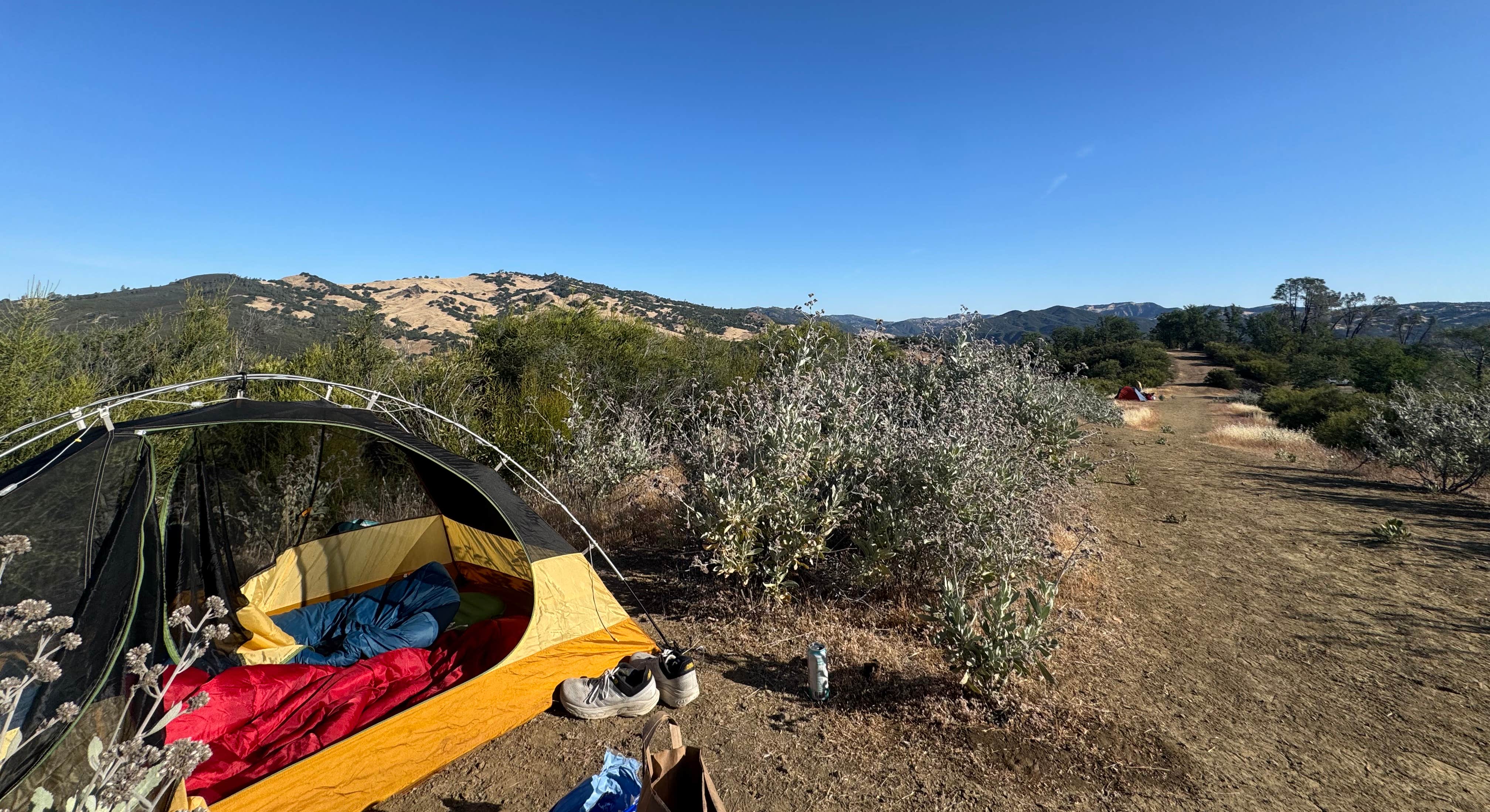 Laguna Mountain Campground Dispersed Free Tent Camping in Pinnacles National Park