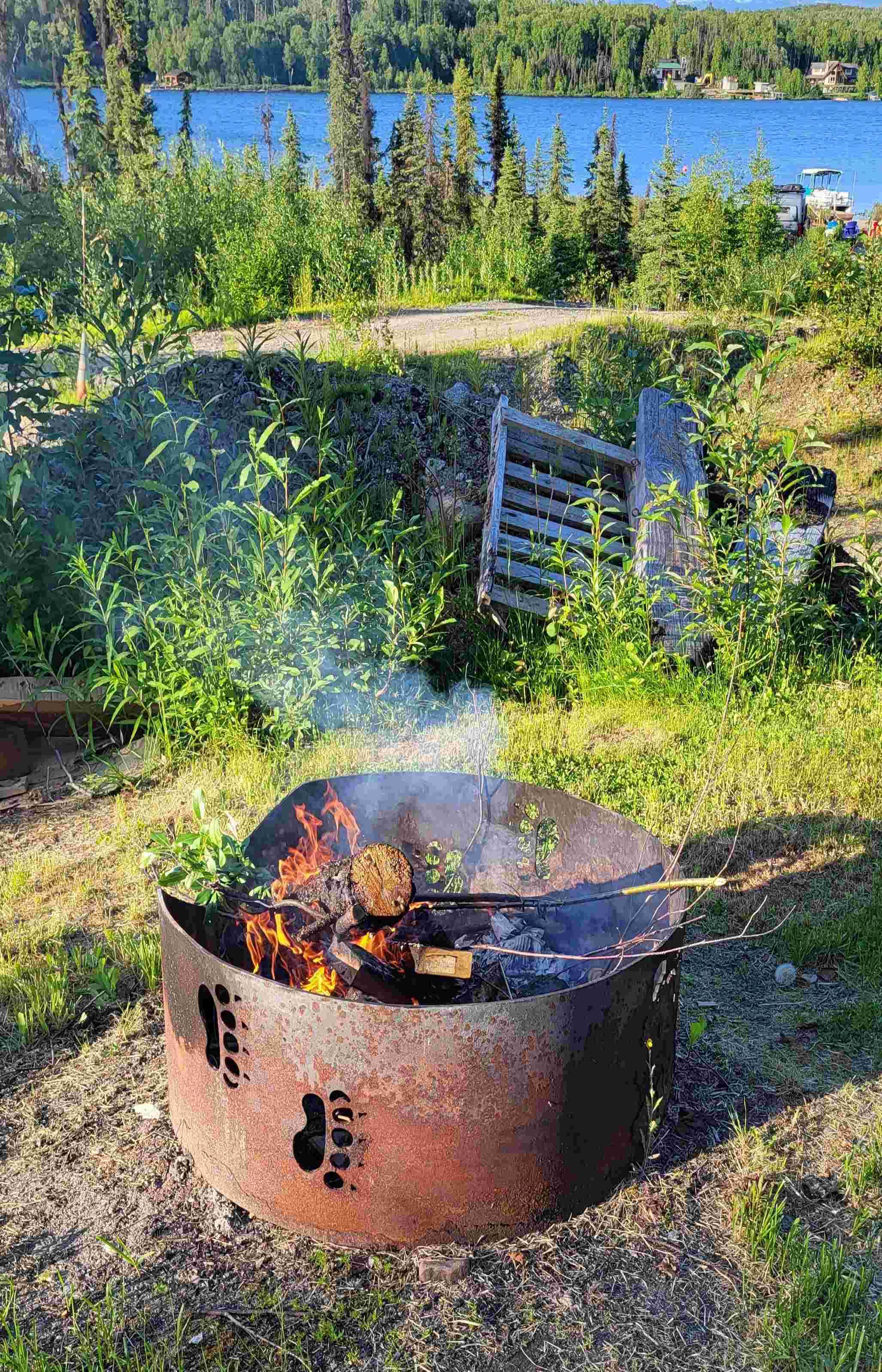 Camper-submitted photo at Mooseberry Cabins near Willow, AK