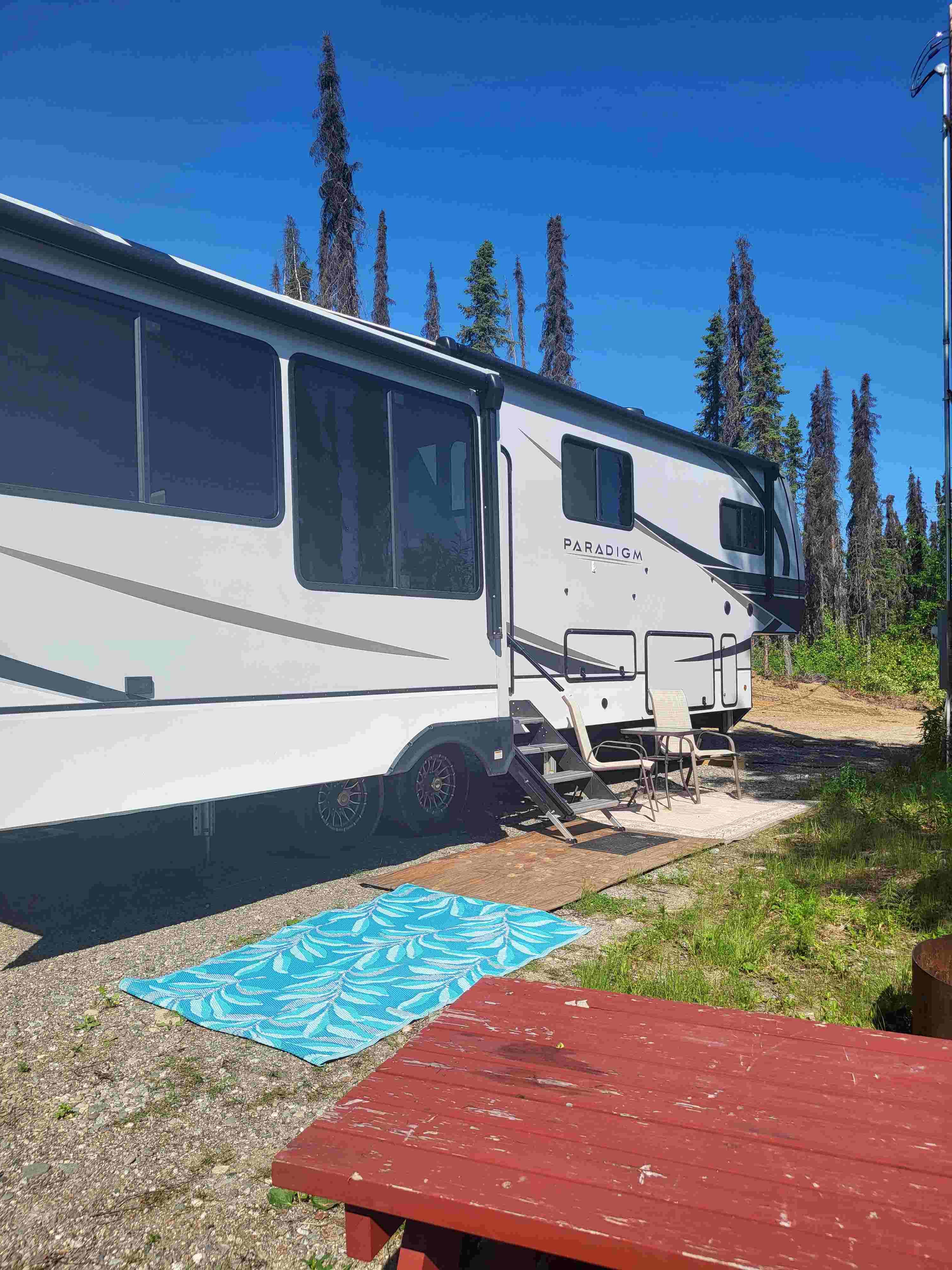 Margit B.'s photo of rv camping at Mooseberry Cabins near Talkeetna, AK