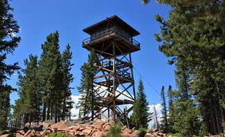 The Dyrt's photo of a cabin at Spruce Mountain Fire Lookout Tower near Medicine Bow-Routt NFs & Thunder Basin NG