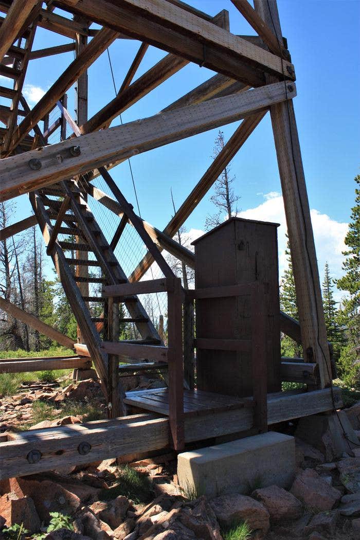 Camper submitted image from Spruce Mountain Fire Lookout Tower - 1