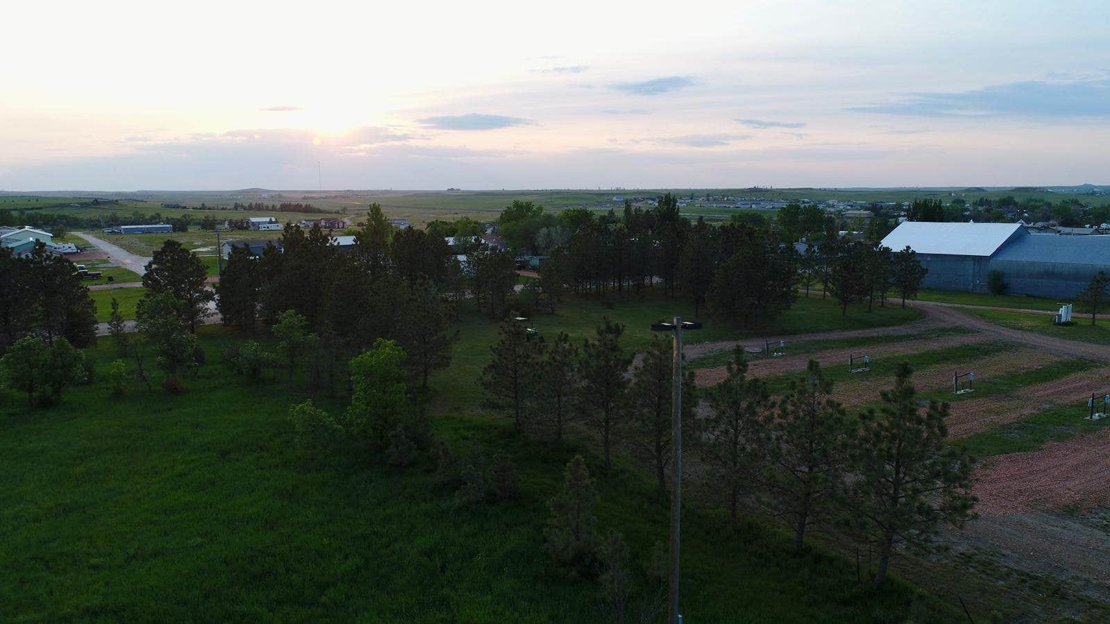 Camper-submitted photo at Whispering Pines Campground near Belfield, ND