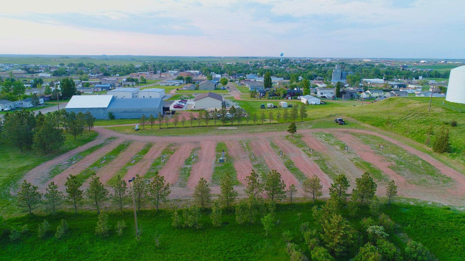 Camper-submitted photo at Whispering Pines Campground near Belfield, ND