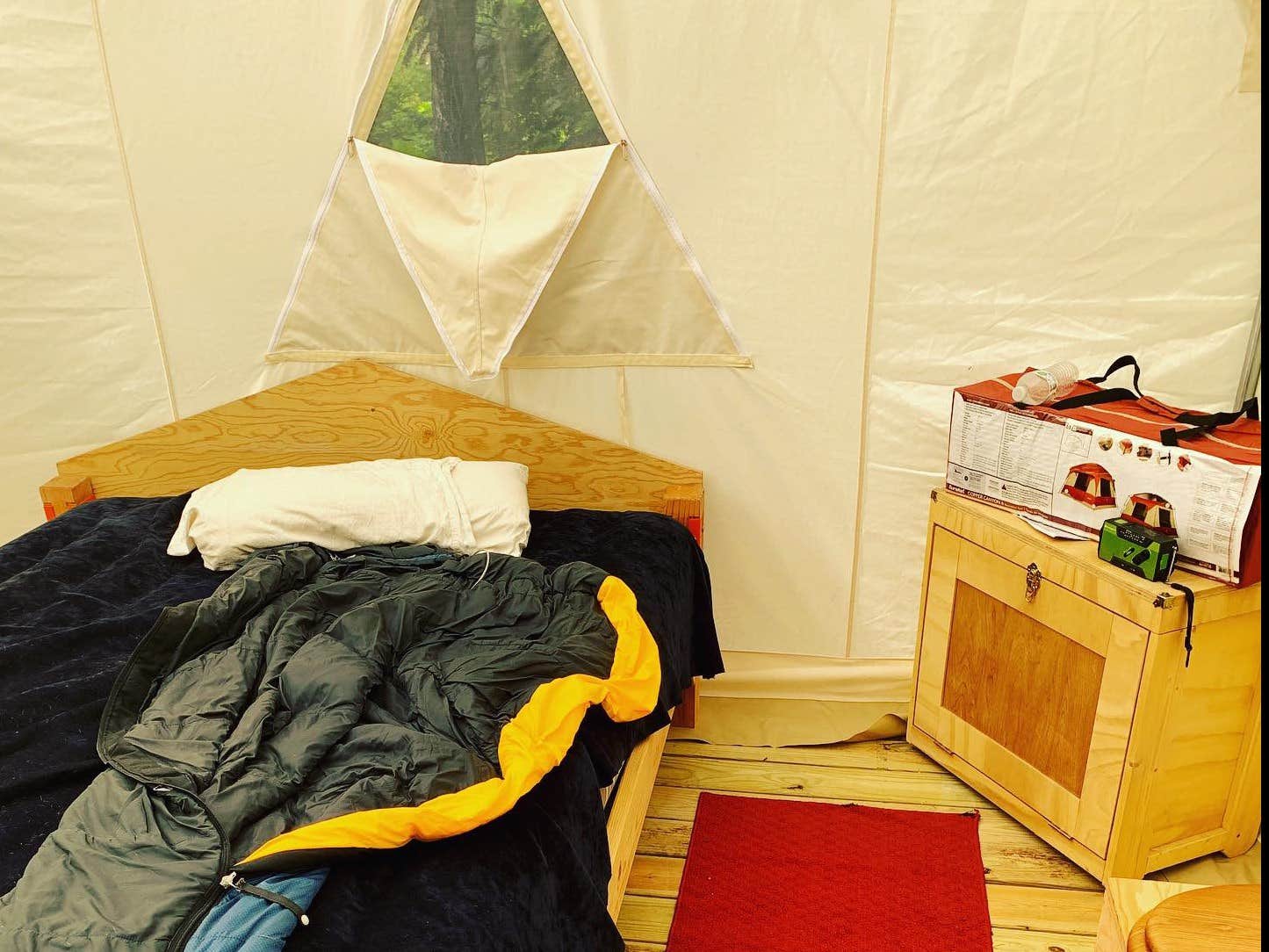 The Dyrt's photo of glamping accommodations at Hoodoo Mountain Retreat near Spirit Lake, ID