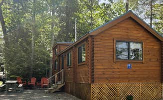 The Dyrt's photo of a cabin at Loon's Haven Family Campground near Bryant Pond, ME