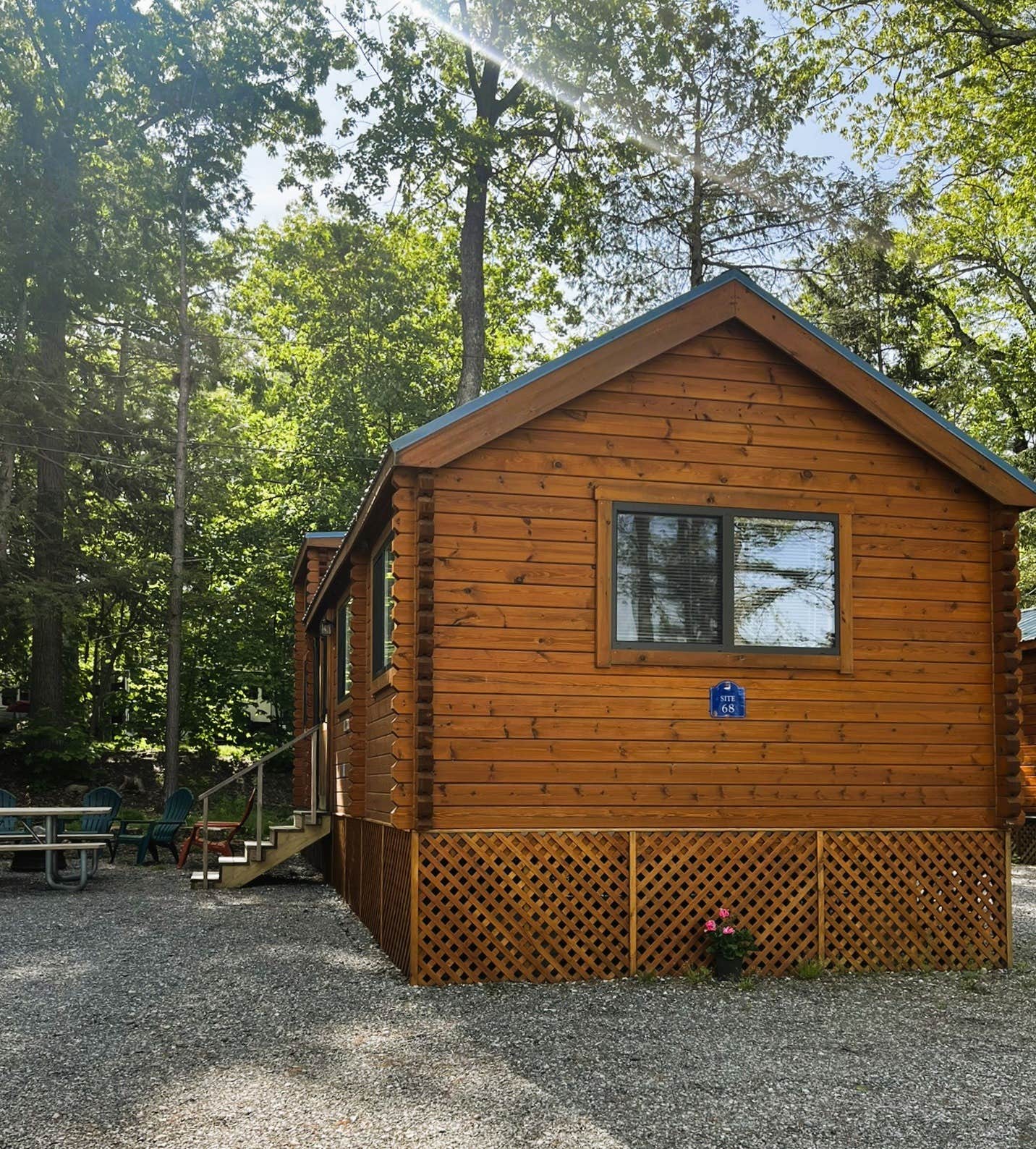 The Dyrt's photo of a cabin at Loon's Haven Family Campground near Buckfield, ME
