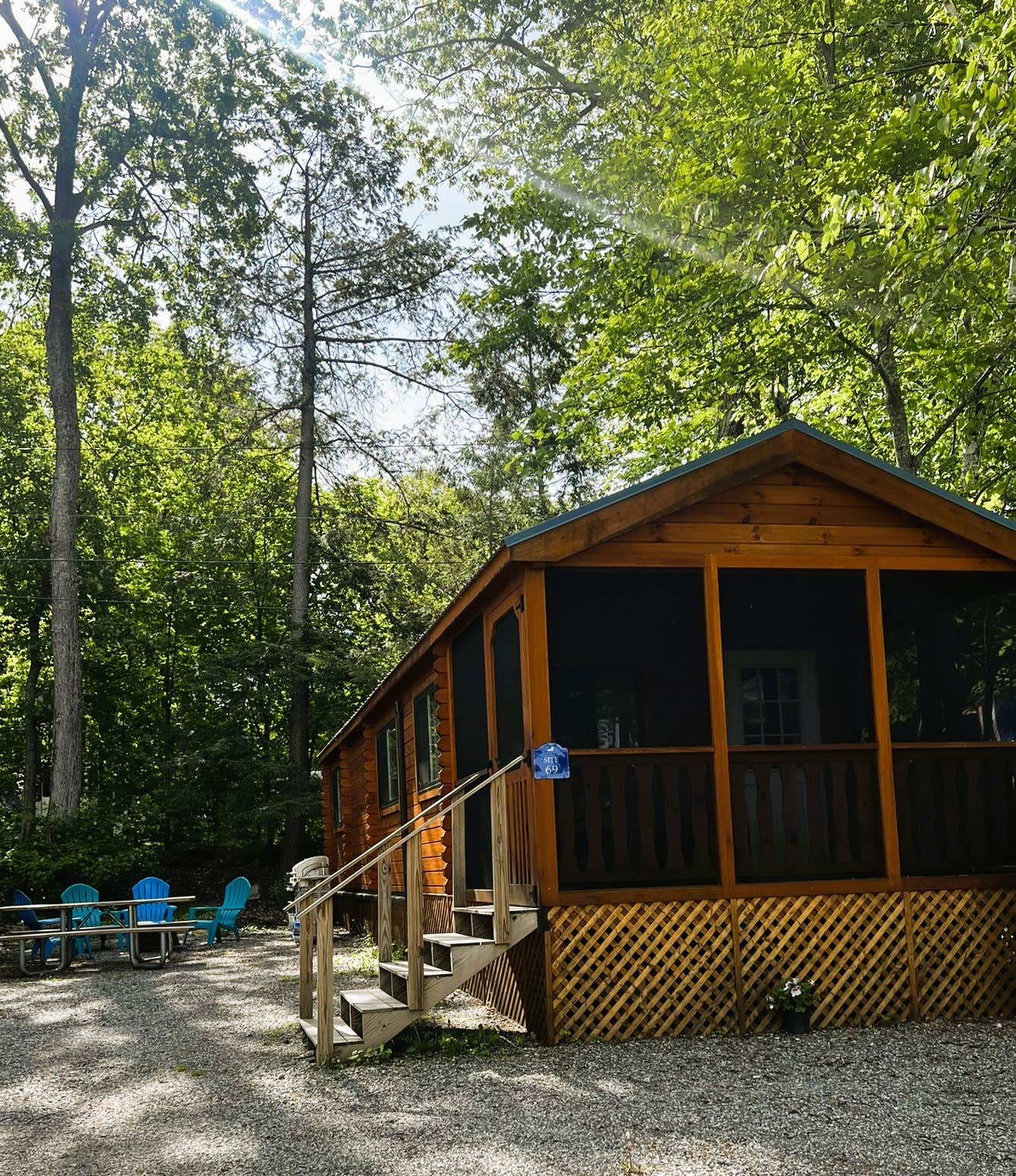The Dyrt's photo of a cabin at Loon's Haven Family Campground near Auburn, ME