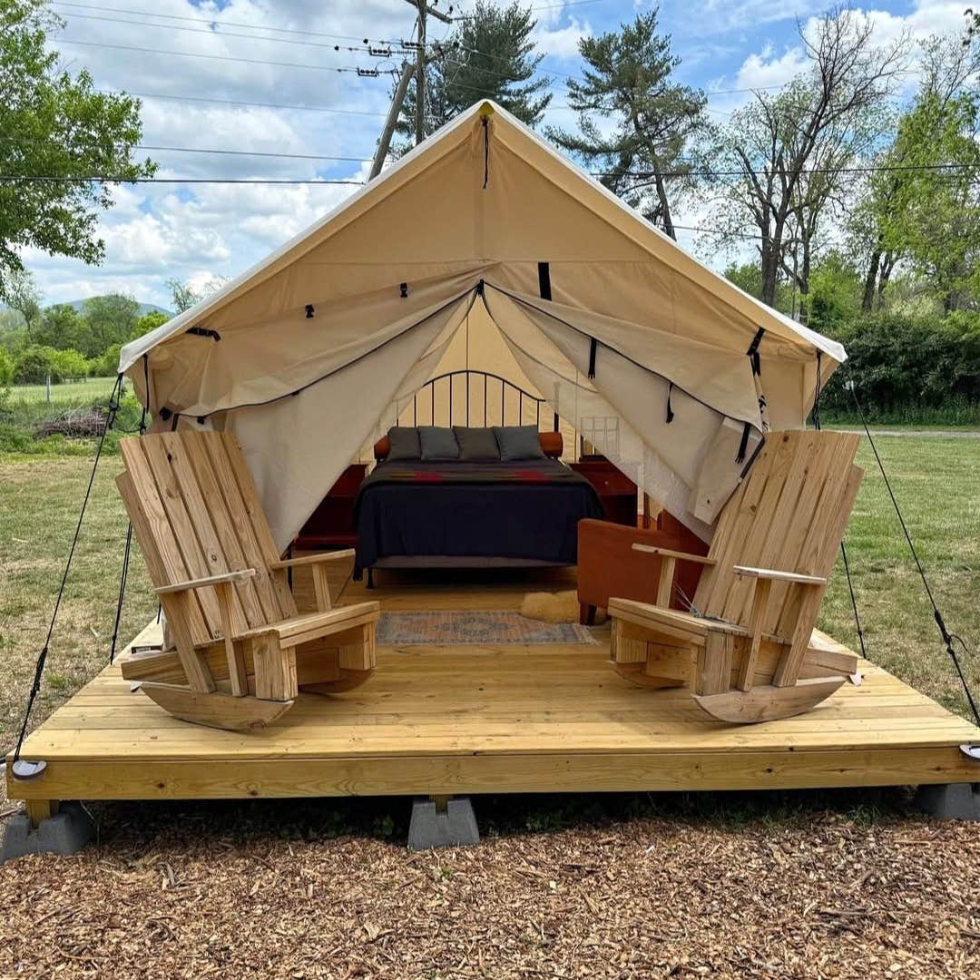 Camping near Kiss the Earth: Jacksons Way River Front, Port Republic, Virginia