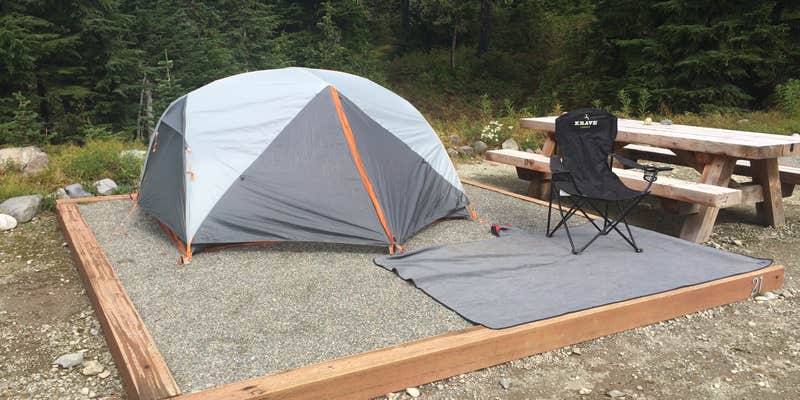 Camper submitted image from Mowich Lake Campground — Mount Rainier National Park