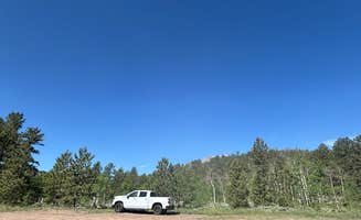 Nora S.'s photo of a dispersed camping area at ohaver lake near Hillside, CO
