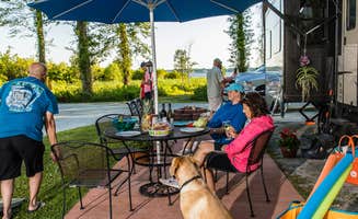 Bonnie D.'s photo of camping with pets at New Bern KOA Holiday near New Bern, NC