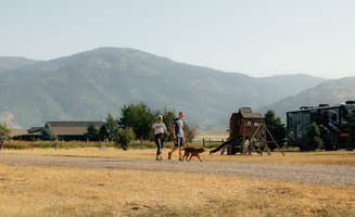 Bryce J.'s photo of camping with pets at The Park At Swan Valley near Victor, ID