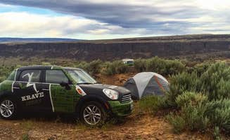 Jessie T.'s photo of tent camping at Old Vantage Highway near Parker, WA