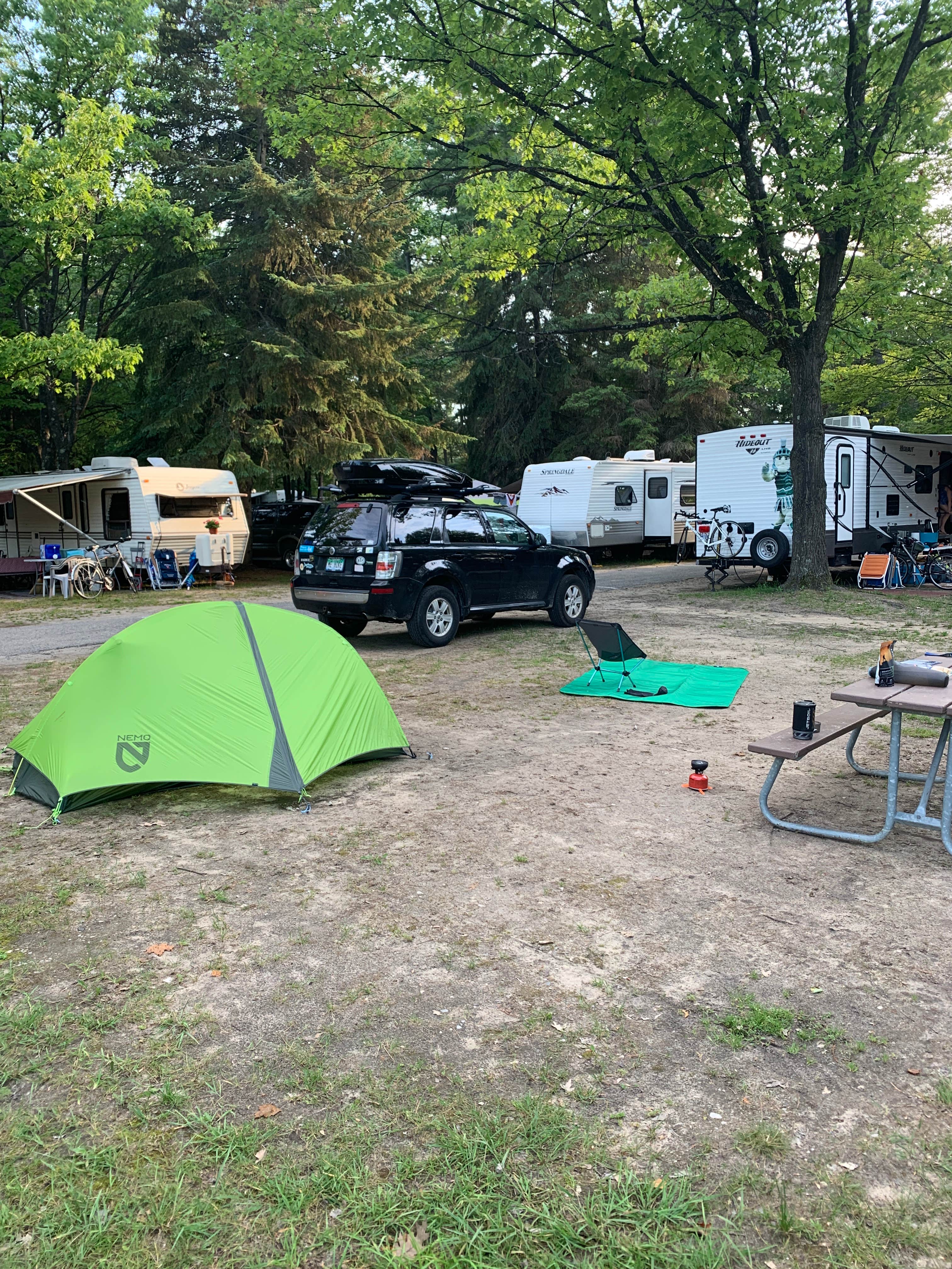 Camper-submitted photo at Young State Park Campground near Gaylord, MI