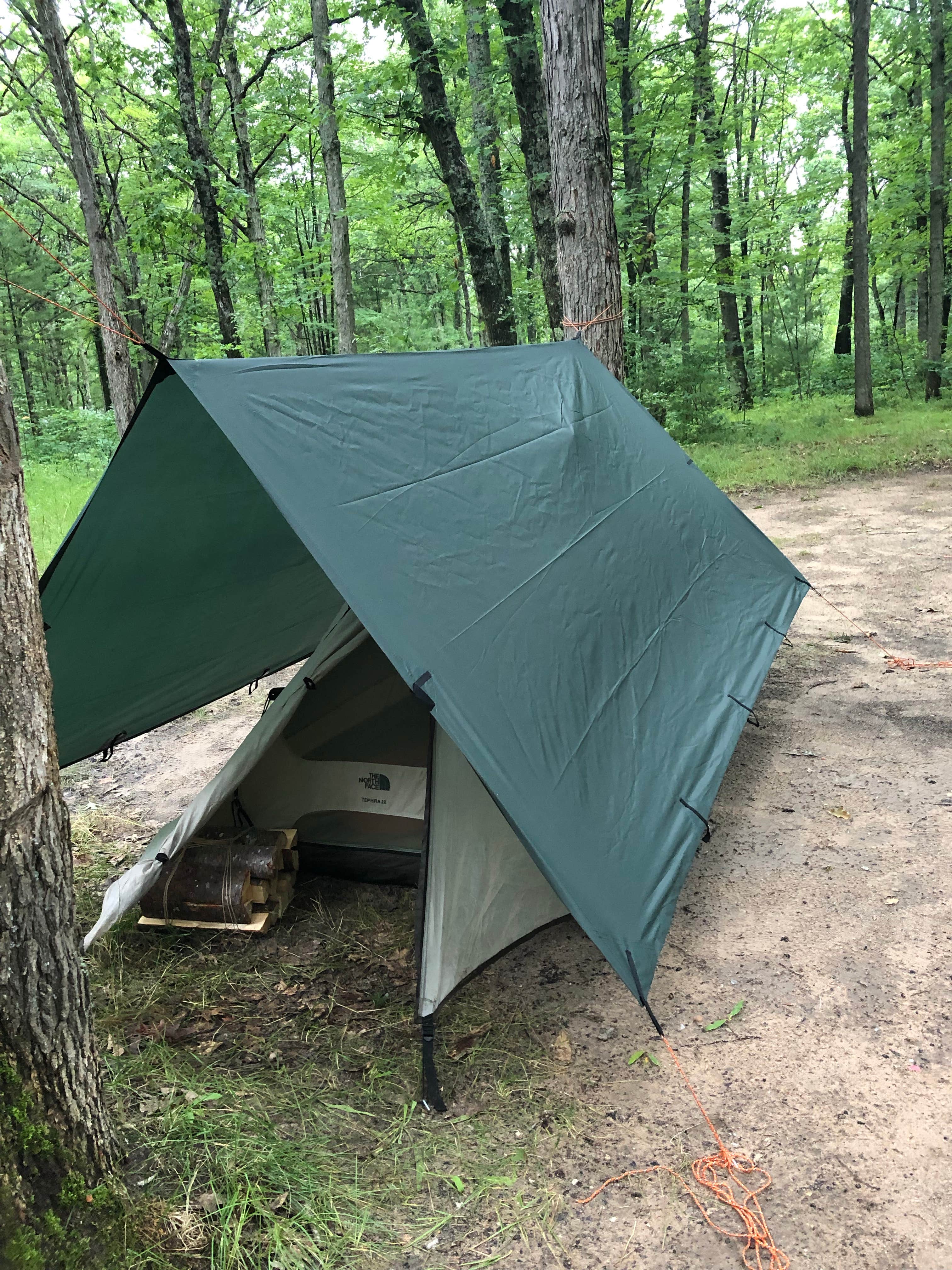 Kate K.'s photo at Lake Dubonnet Trail Camp near Maple City, MI