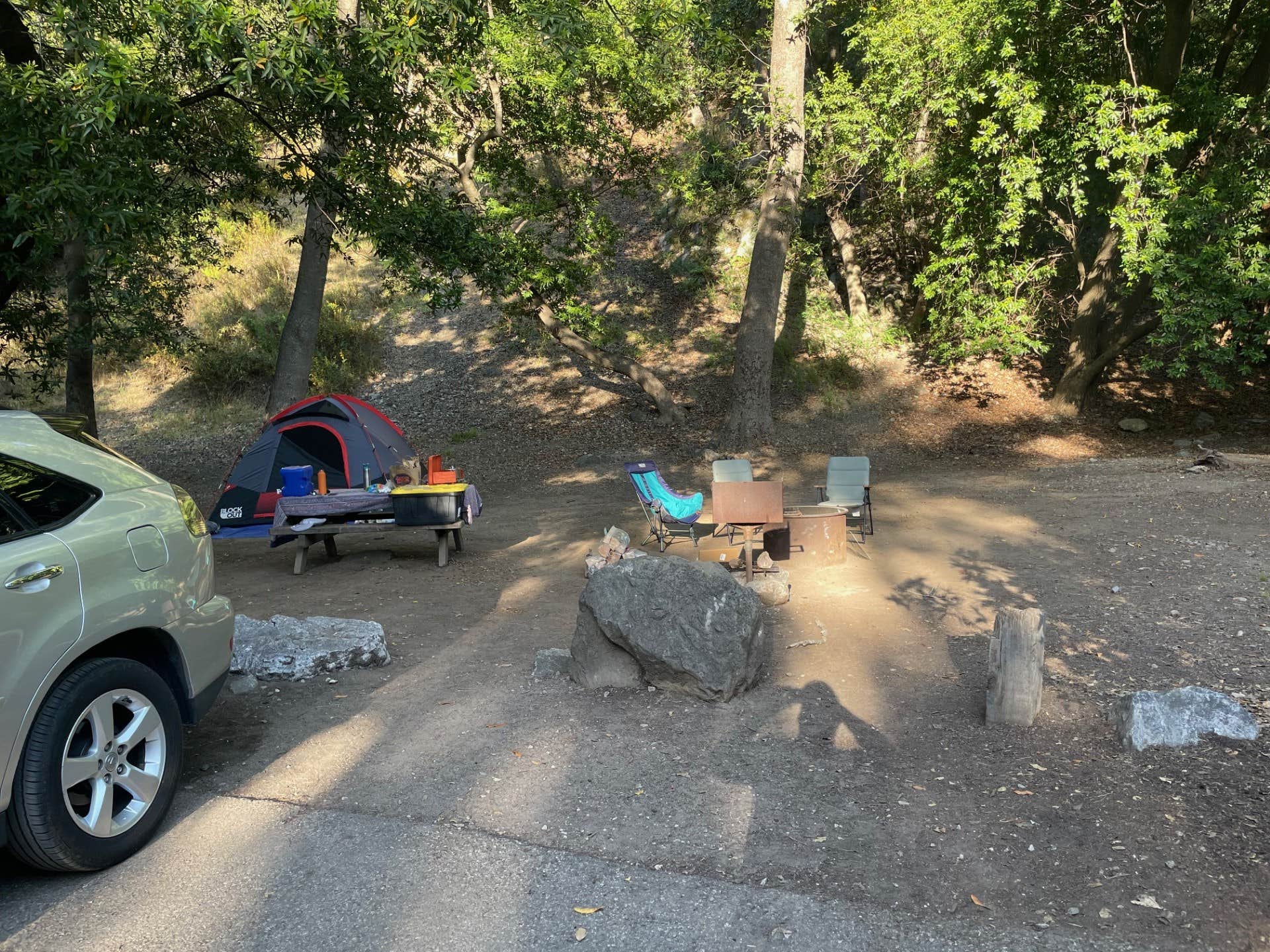 Stan H.'s photo of tent camping at Pfeiffer Big Sur State Park Campground near Lucia, CA
