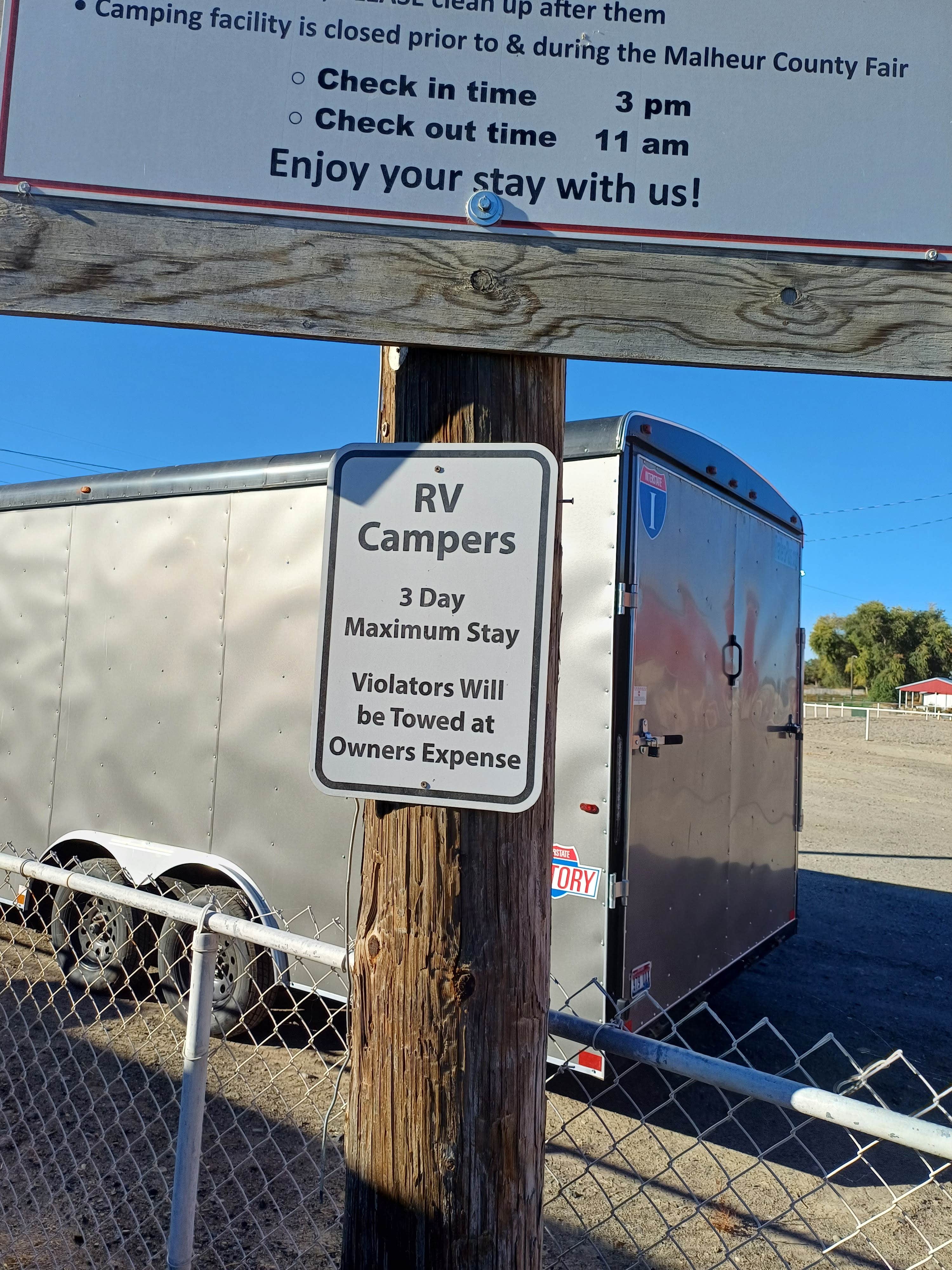 Camper-submitted photo at Malheur County Fairgrounds near Ontario, OR