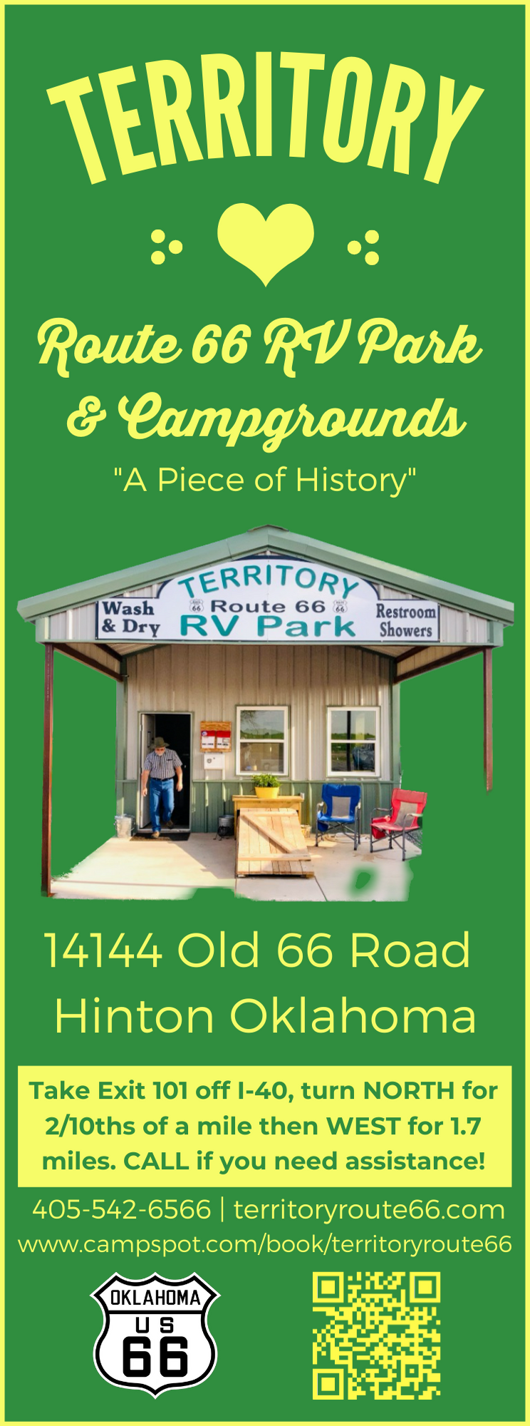 Camper-submitted photo at TERRITORY ROUTE 66 RV PARK & CAMPGROUNDS near Watonga, OK