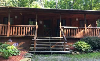 Megan T.'s photo of a cabin at Evergreen Trails Campground near Westfield, PA