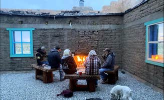 Cindy B.'s photo of camping with pets at The Lazy Llama Lodge - Campsites near Blanca, CO