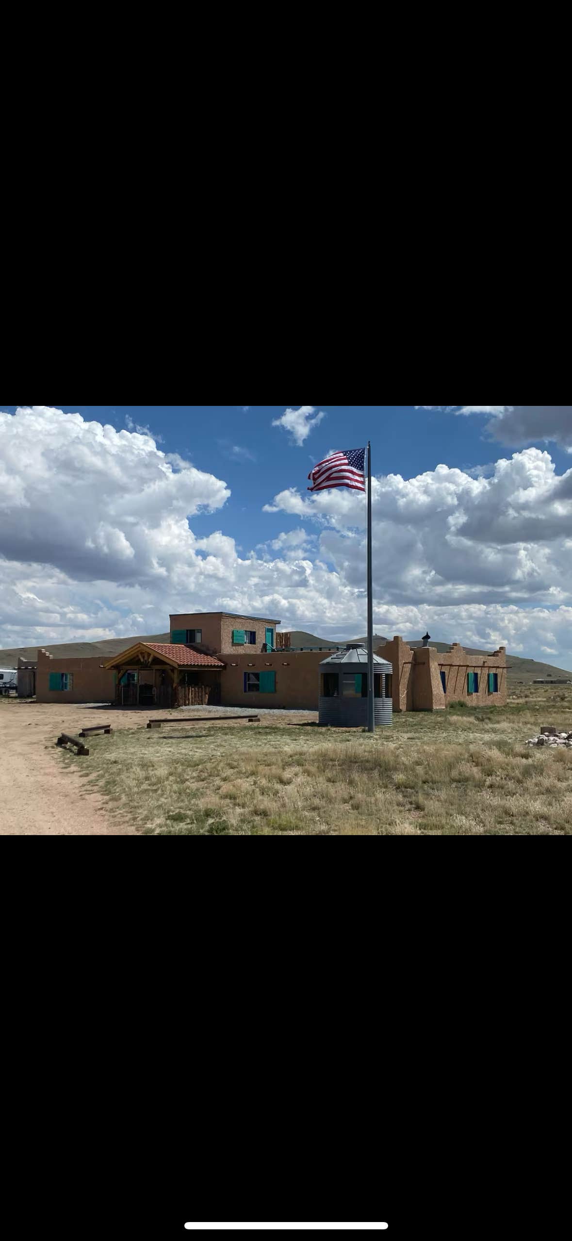 Camper-submitted photo at The Lazy Llama Lodge - Campsites near Mosca, CO