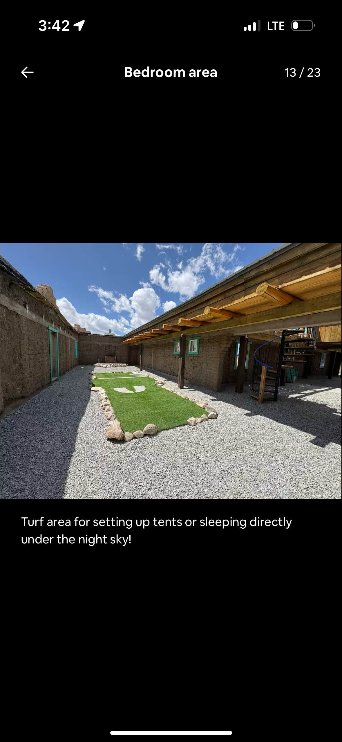 Camper-submitted photo at The Lazy Llama Lodge - Campsites near Mosca, CO