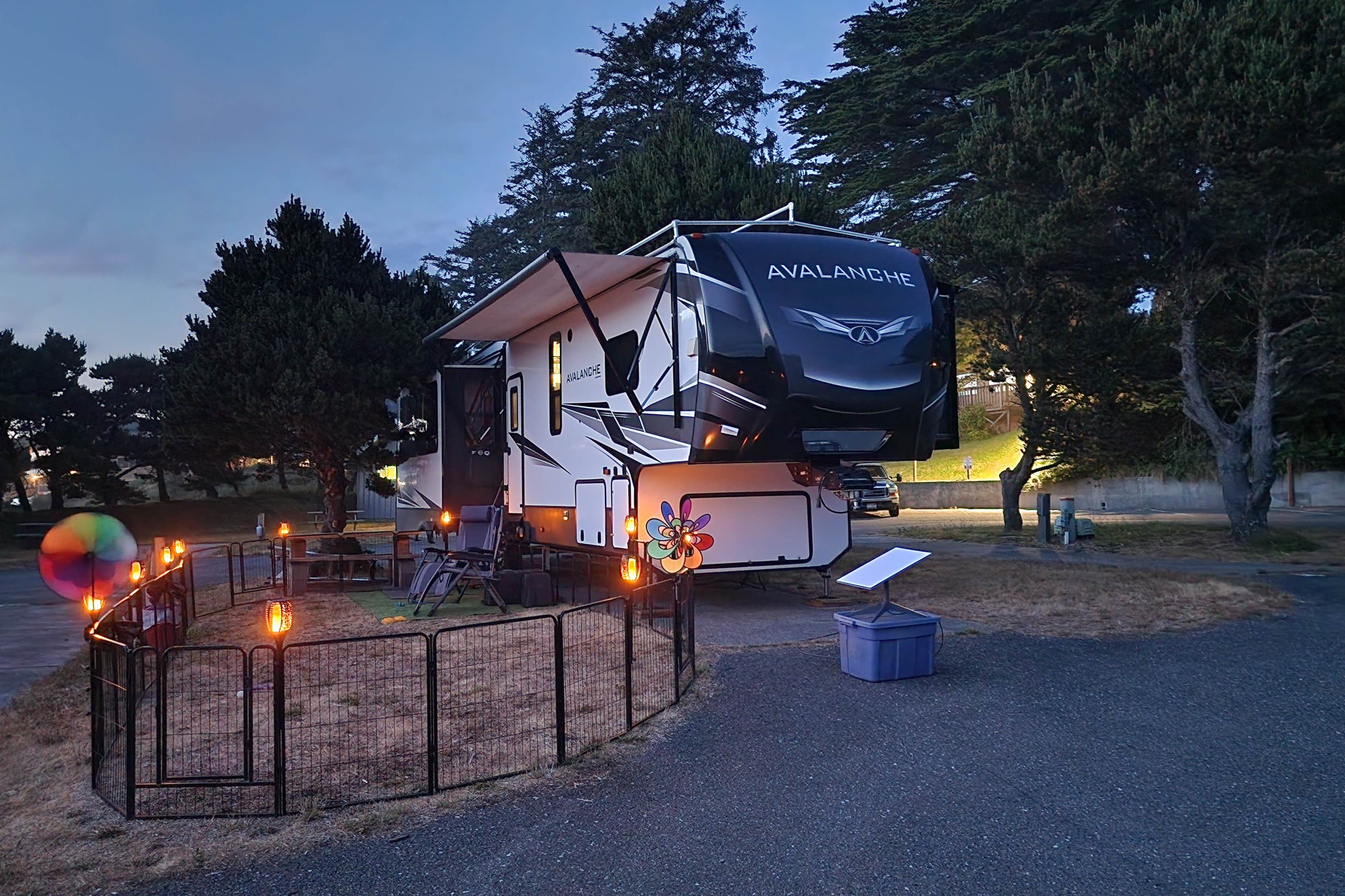 Camper-submitted photo at Ireland's Ocean RV Park near Ophir, OR