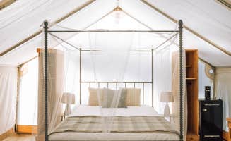 Jennifer W.'s photo of glamping accommodations at Camp Elsewhere near Wisconsin Rapids, WI
