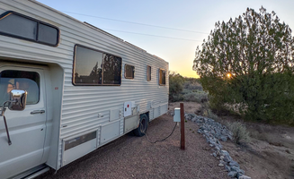 Caylee H.'s photo of rv camping at Wanderer's Rest RV Parking near Seligman, AZ