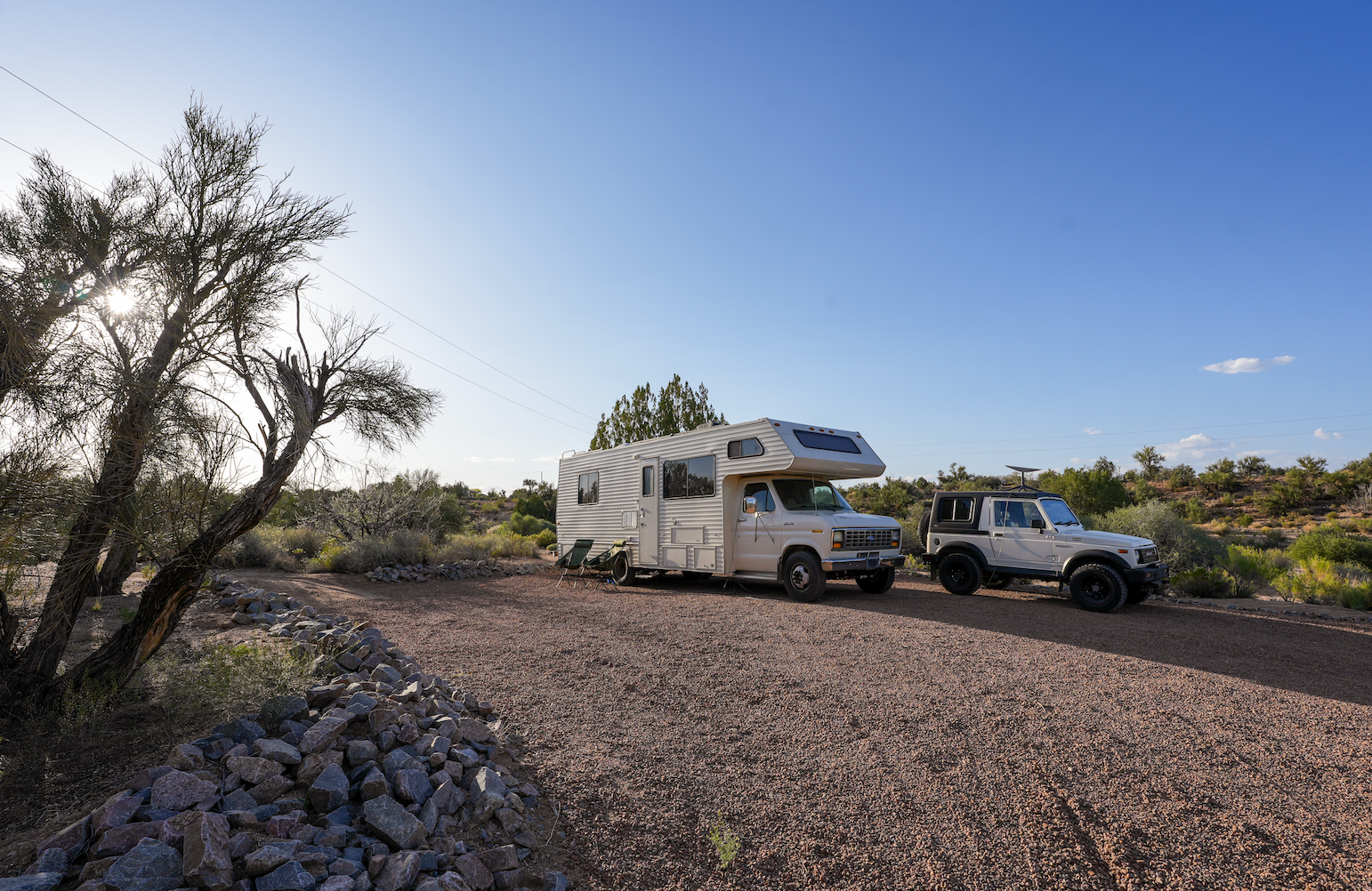 Caylee H.'s photo of rv camping at Wanderer's Rest RV Parking near Peach Springs, AZ