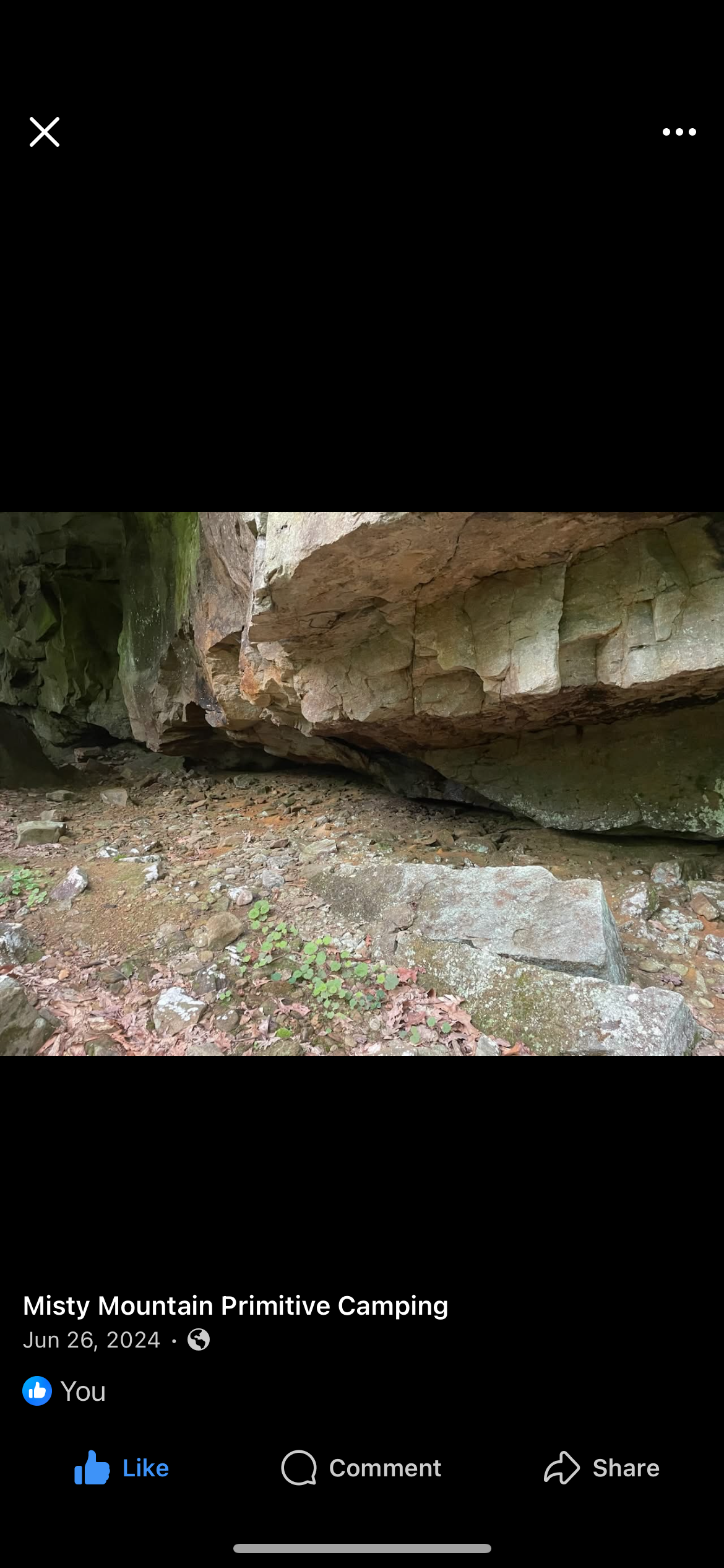 Camper-submitted photo at Misty Mountain Primitive Camping near Belington, WV