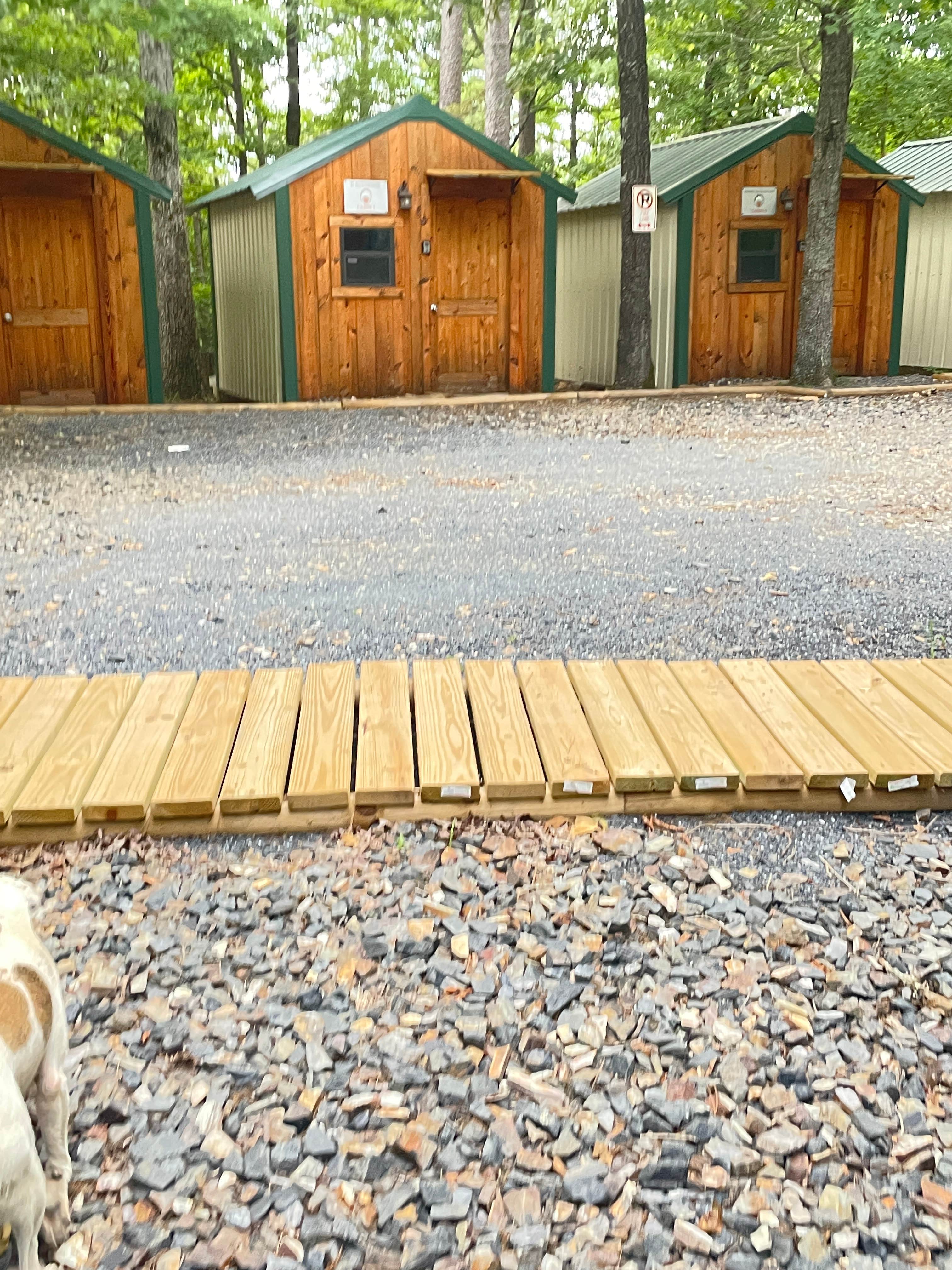 Lauren M.'s photo of a cabin at Pioneer Campgrounds near Oden, AR