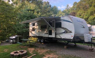 Christa C.'s photo of rv camping at Fancy Gap-Blue Ridge Parkway KOA near Fries, VA