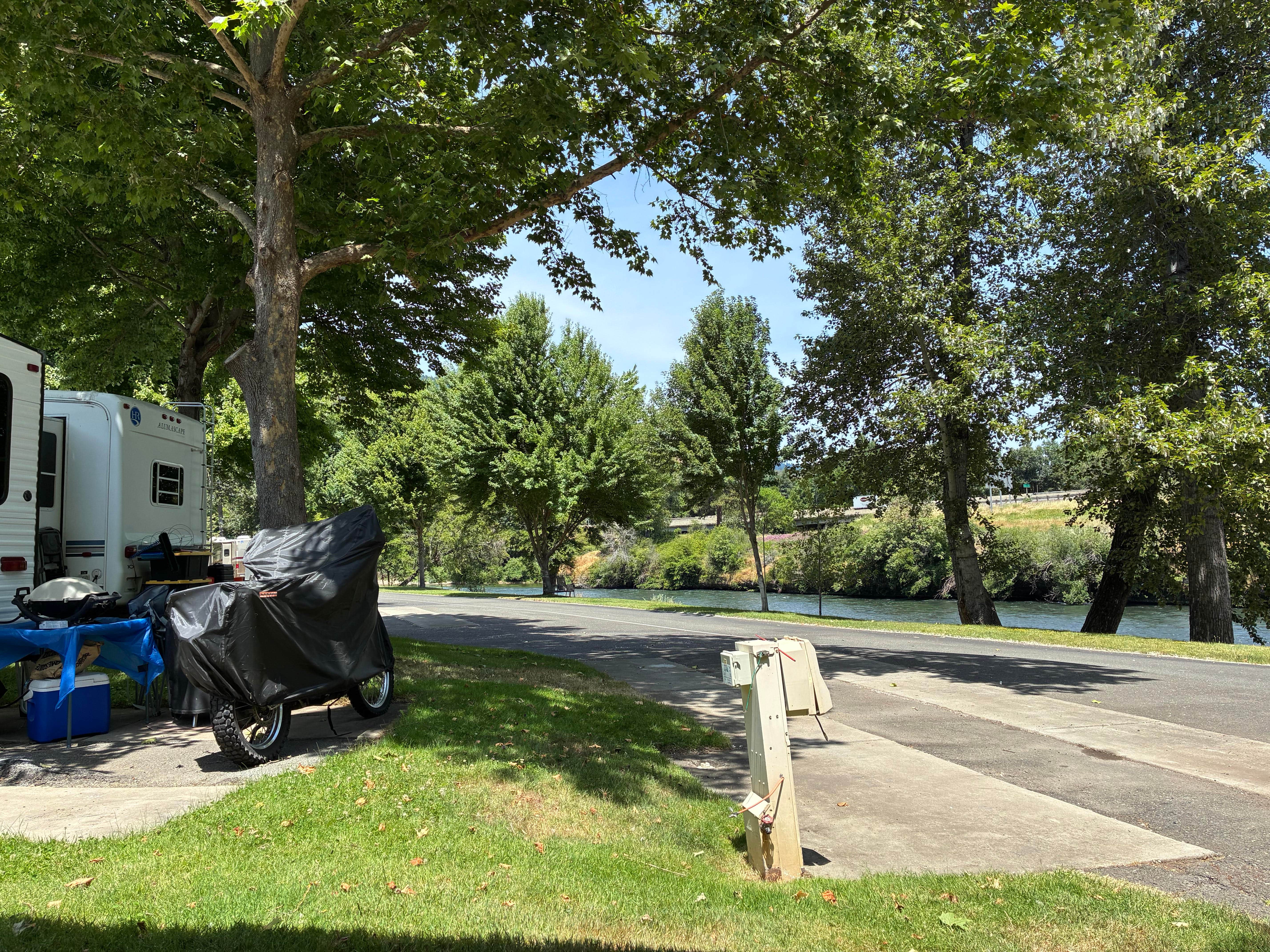 Camper-submitted photo at Bridgeview RV Park near Trail, OR