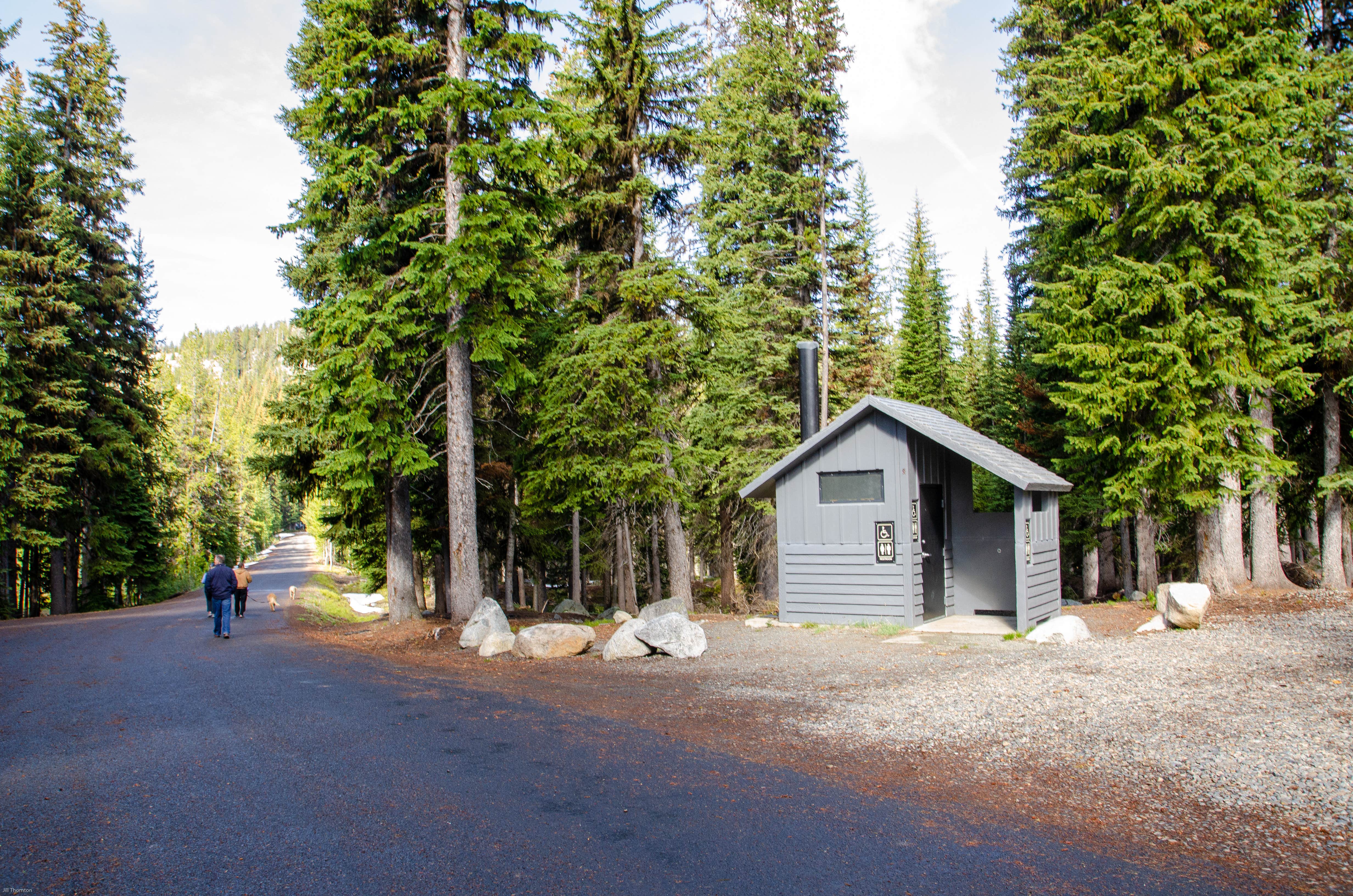 Jill T.'s photo of glamping accommodations at Anthony Lake Campground near Wallowa-Whitman National Forest