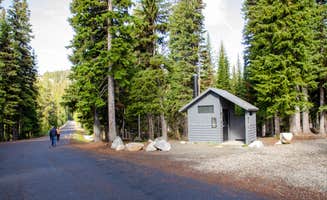 Jill T.'s photo of glamping accommodations at Anthony Lake Campground near Island City, OR