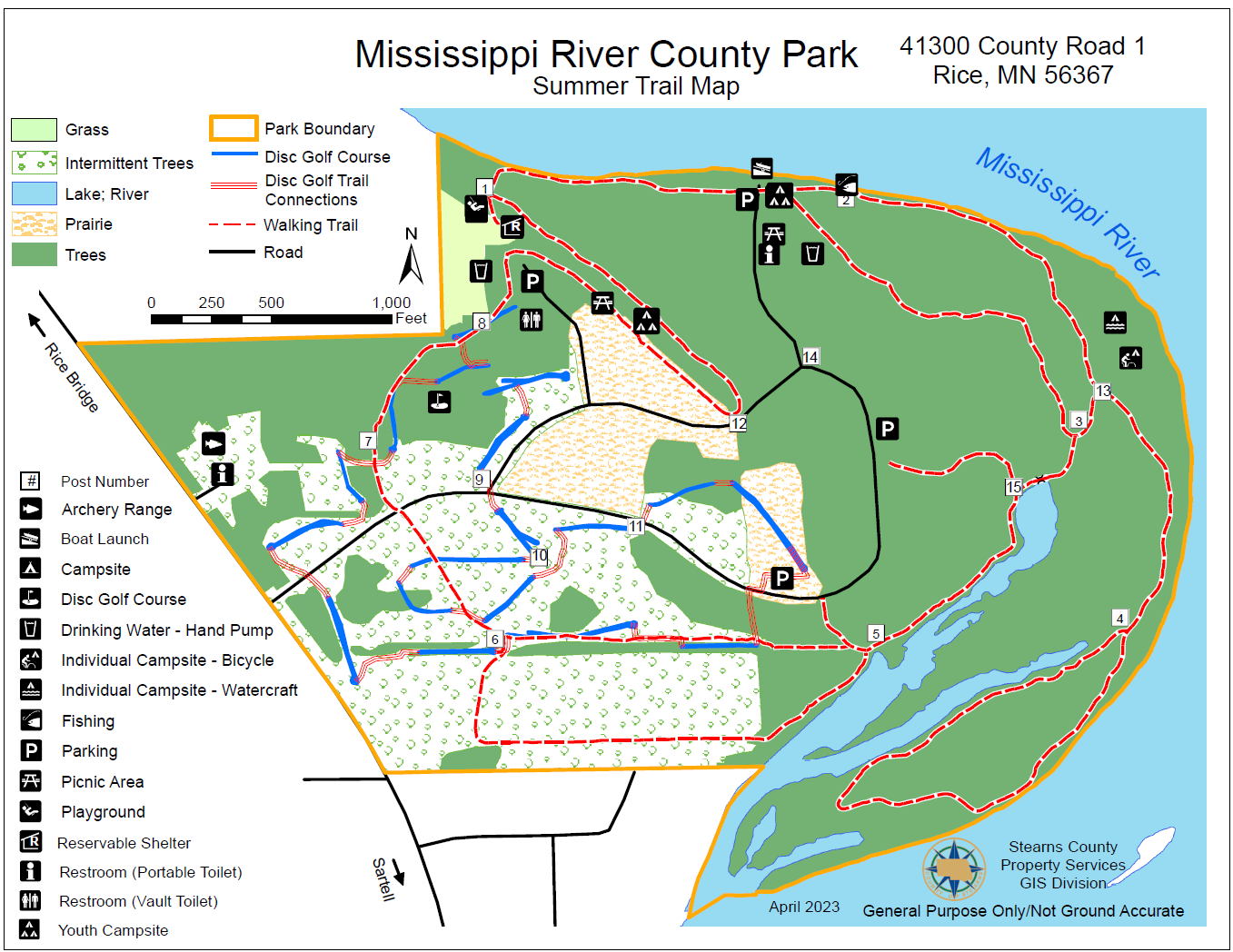 Camper-submitted photo at Mississippi River County Park near Saint Cloud, MN