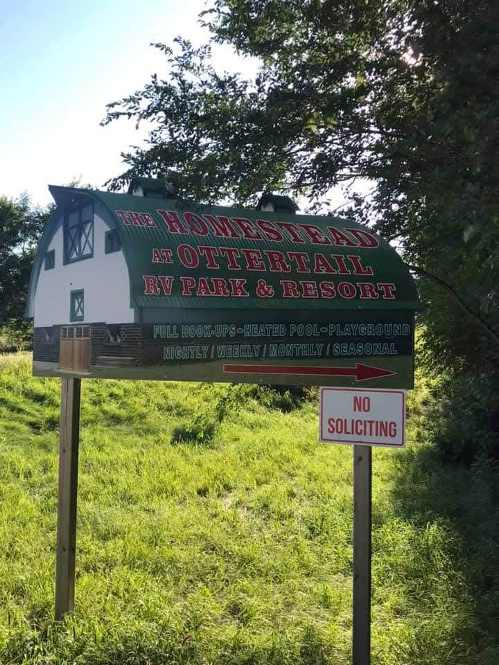 Camper-submitted photo at The Homestead at Ottertail RV Park and Resort near Garfield, MN