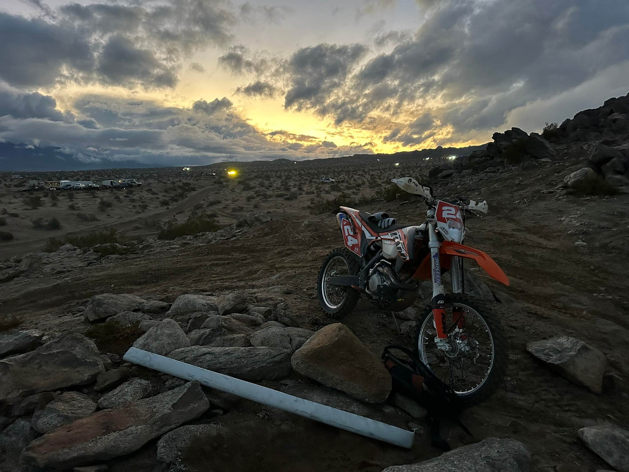 Mike M.'s photo of a dispersed camping area at Means Dry Lakebed Dispersed near Big Bear Lake, CA