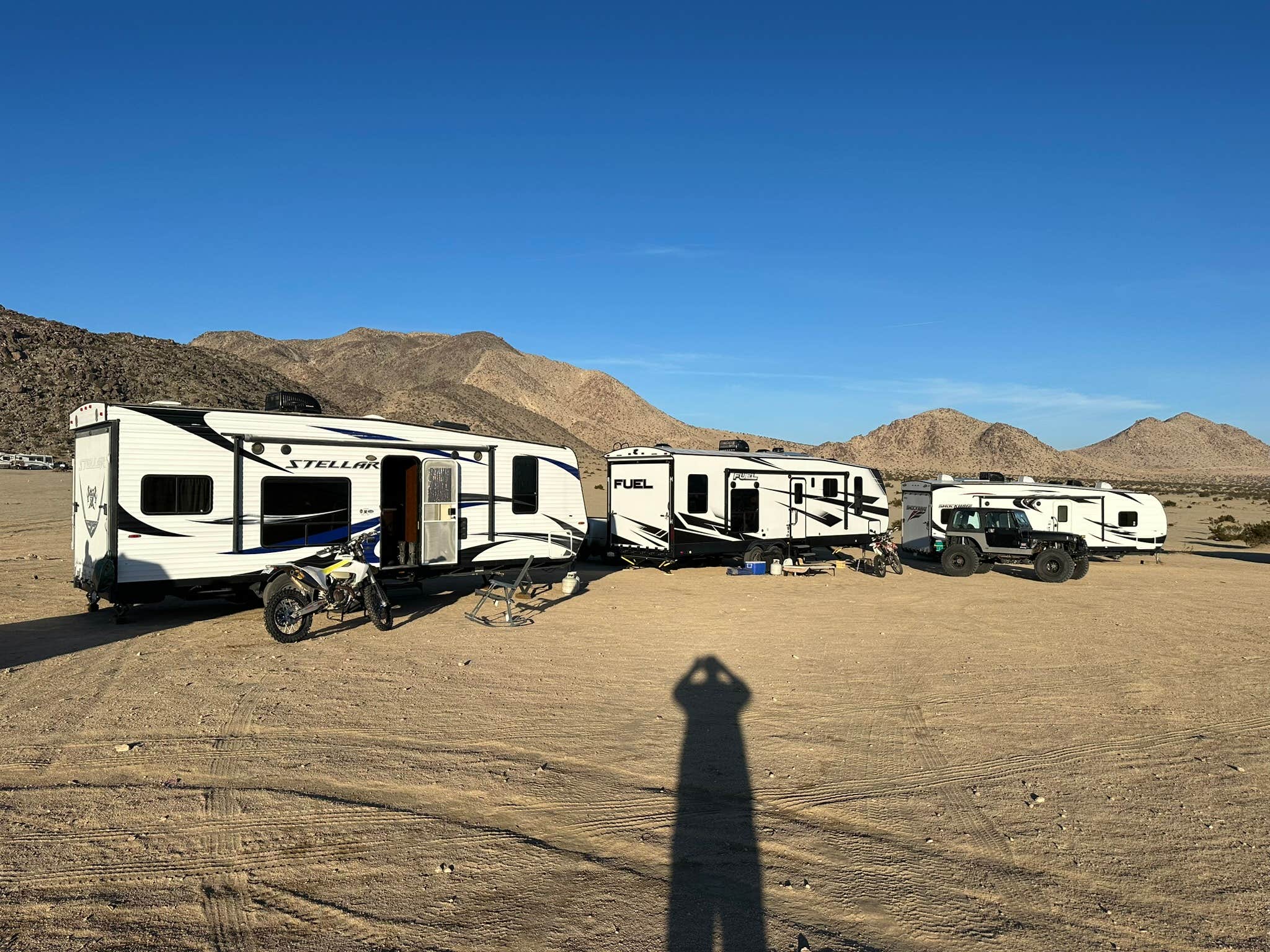 Camping near Joshua Tree North BLM: Means Dry Lakebed Dispersed, Johnson Valley, California