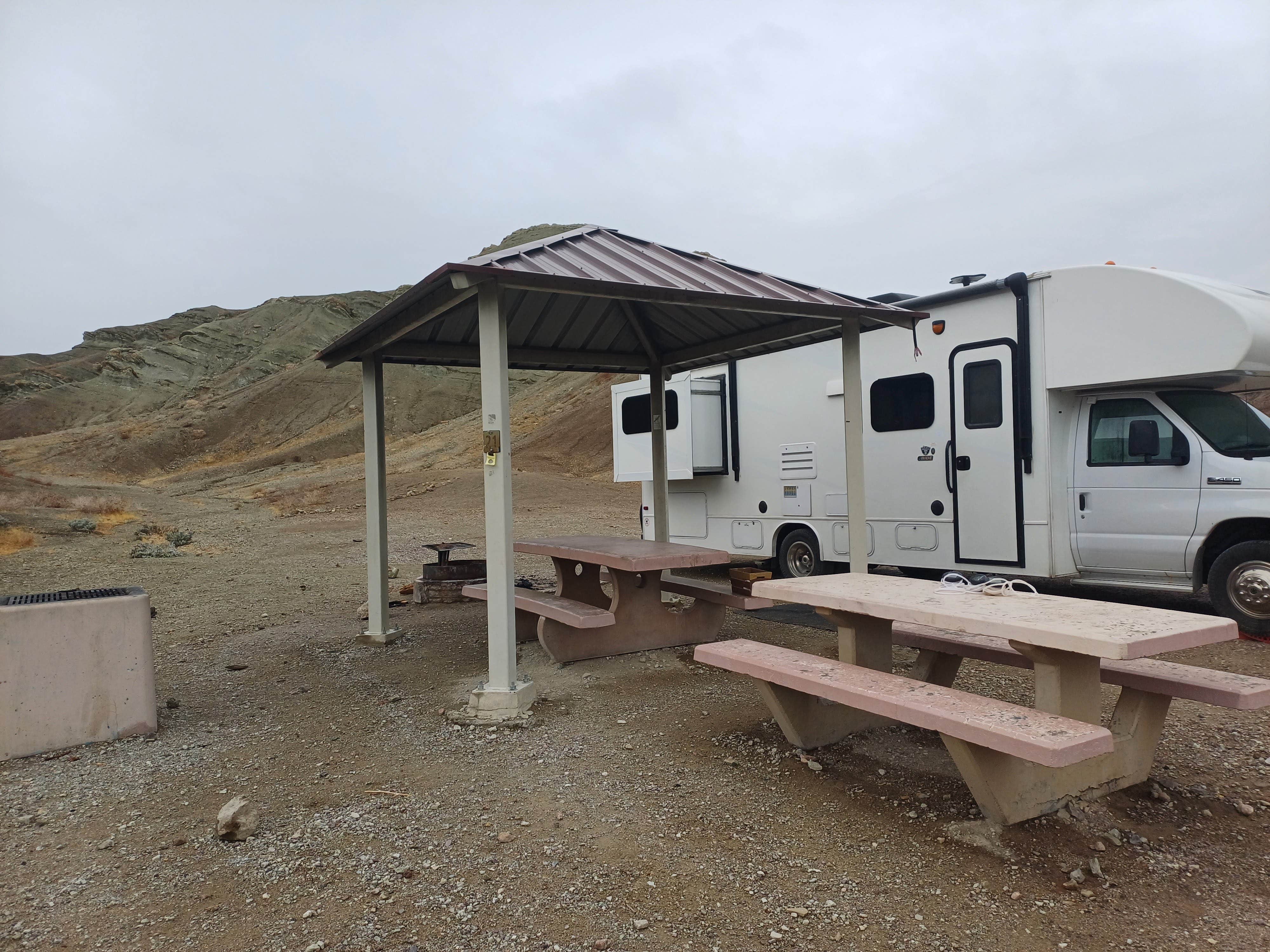 Laura M.'s photo of rv camping at Owl Canyon Campground near Barstow, CA