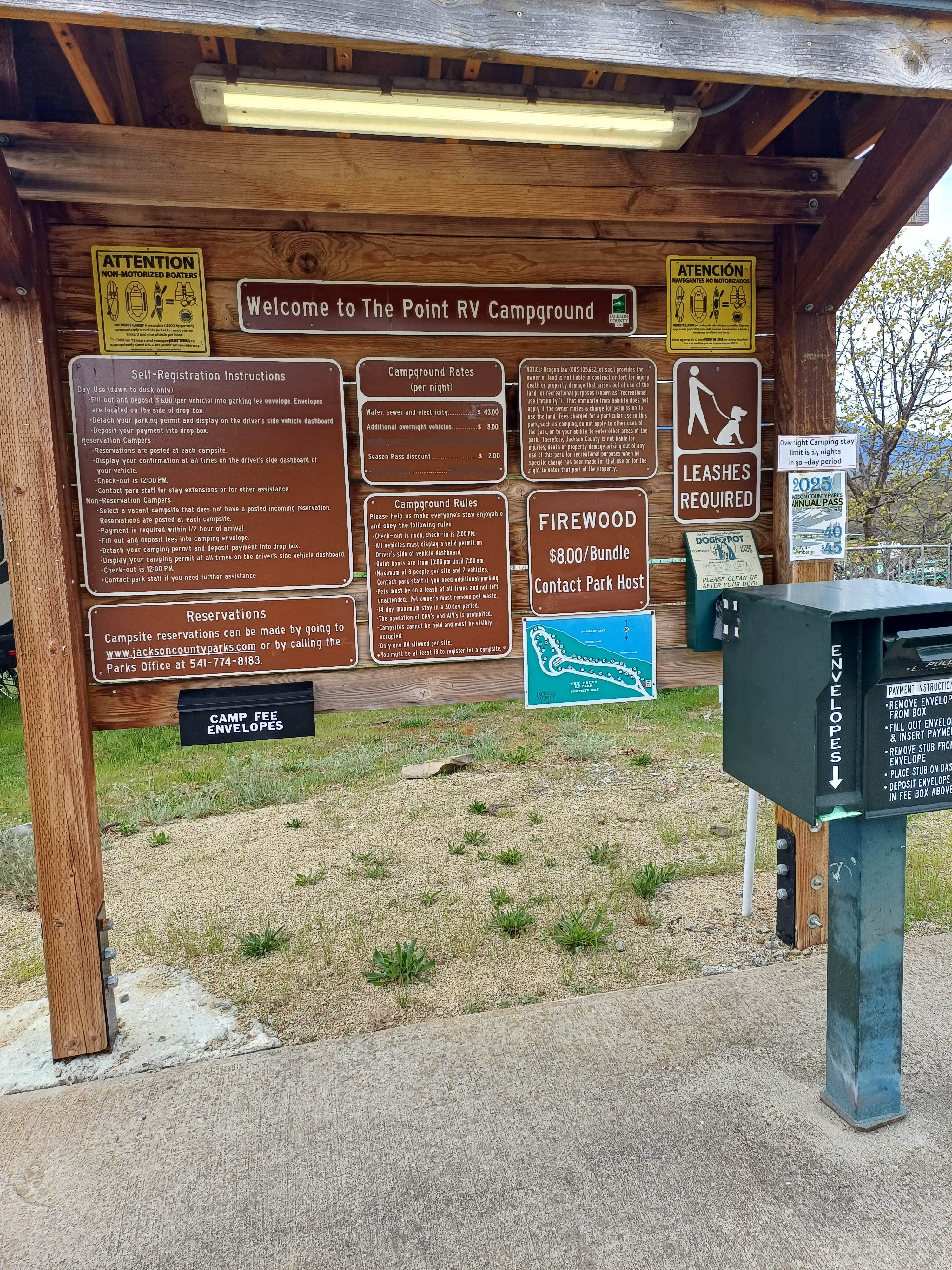 Camper-submitted photo at Point RV Park at Emigrant Lake near Medford, OR