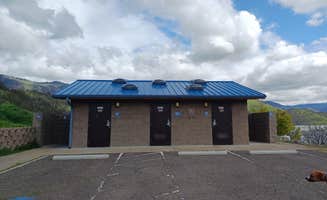 Laura M.'s photo of camping with pets at Point RV Park at Emigrant Lake near Central Point, OR