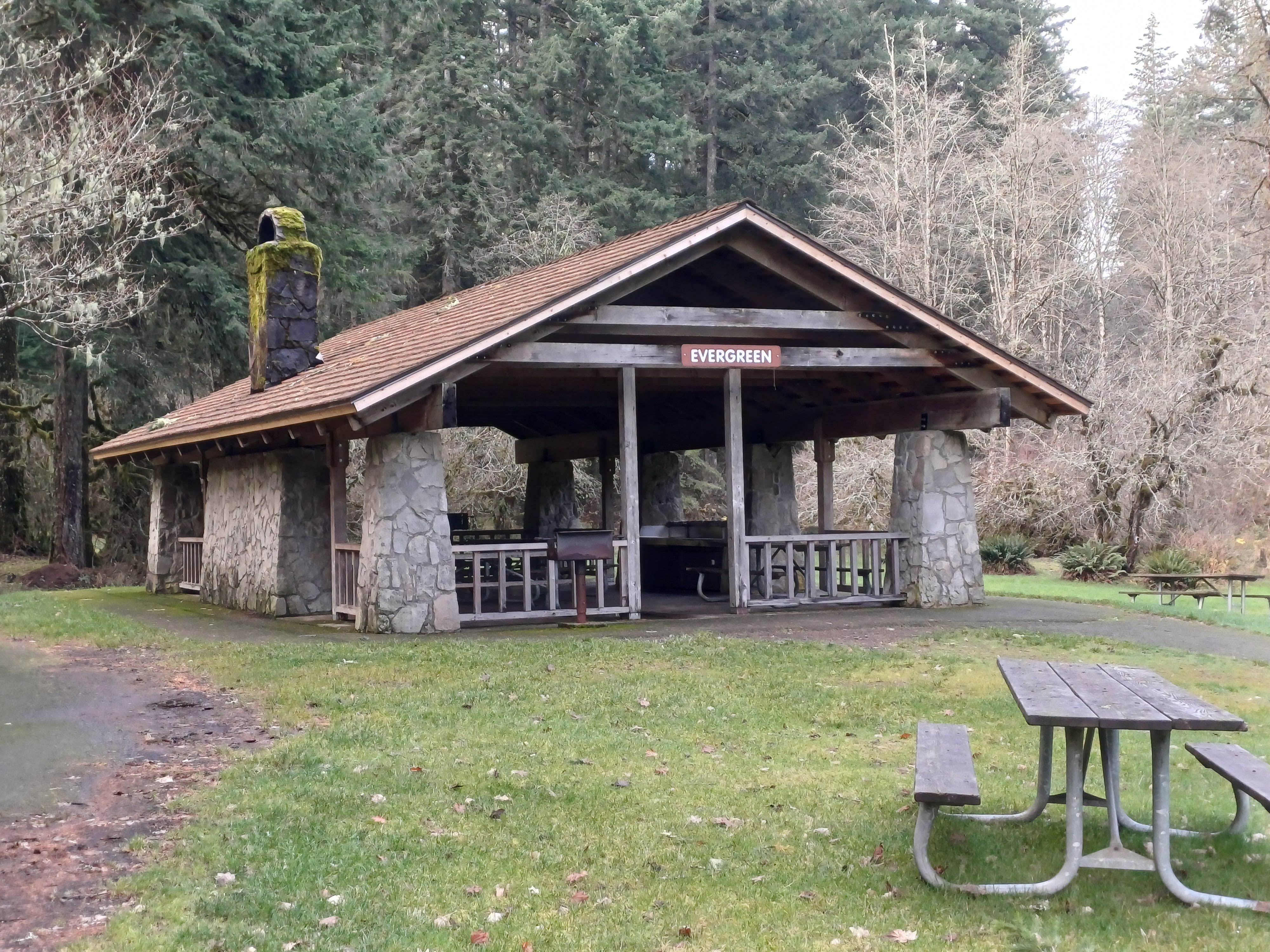 Laura M.'s photo of a cabin at Silver Falls State Park Campground near Idanha, OR
