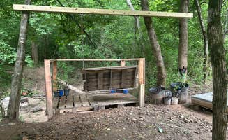 Johnathan Michael R.'s photo of glamping accommodations at Triple J Farm and Campground near Mill Spring, NC
