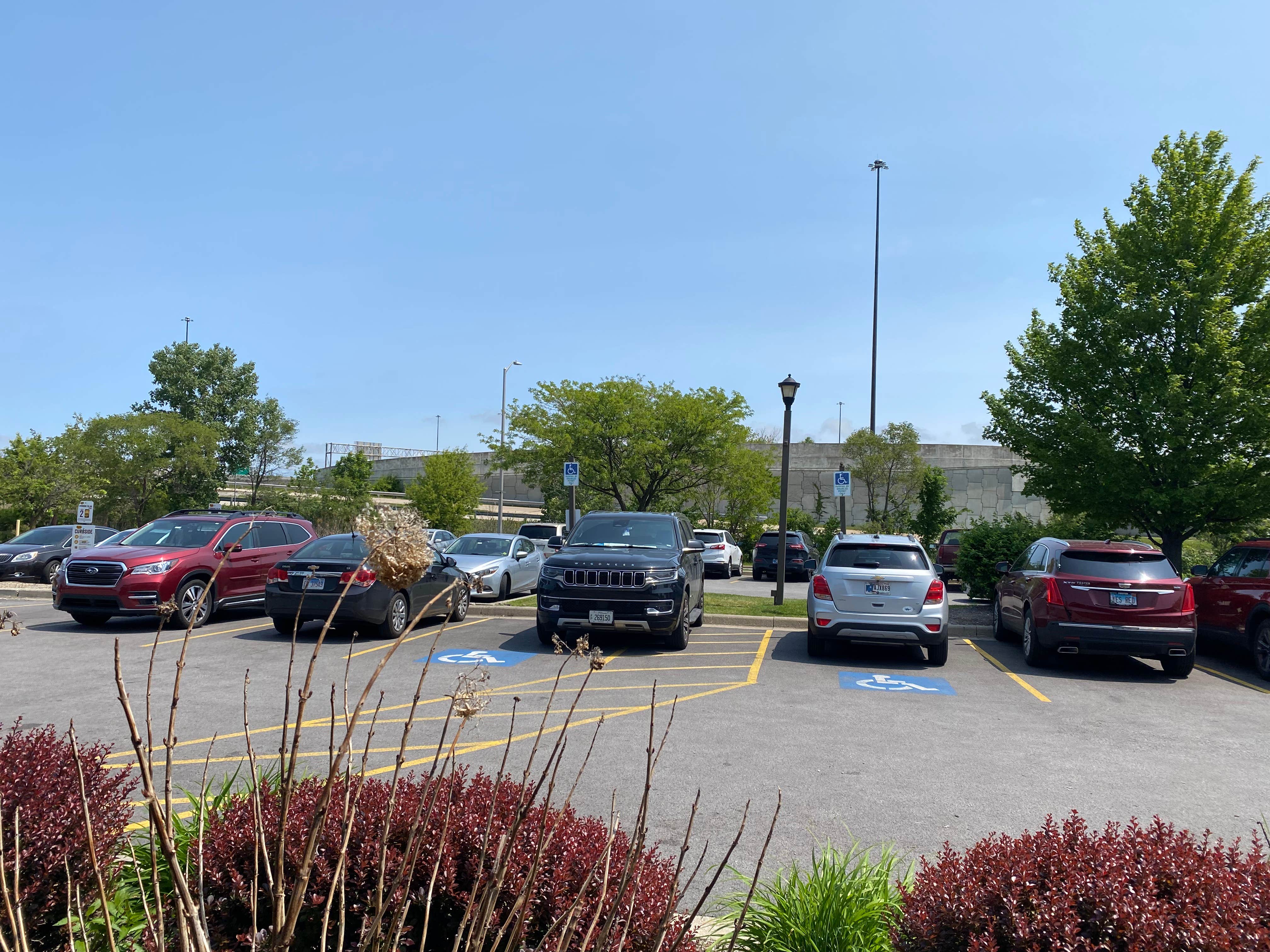 Stuart K.'s photo of camping with pets at Cracker Barrel — Hammond near Chicago, IL
